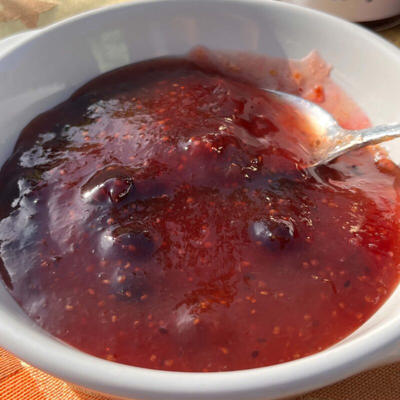 confiture Figues myrtilles cassis